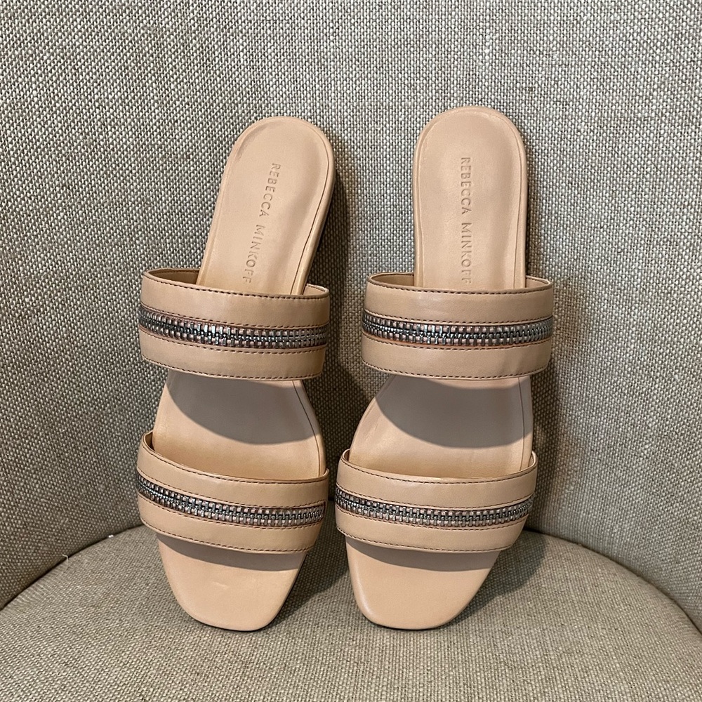 Rebecca Minkoff Marciann Leather Slide Sandal